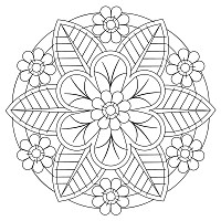 flower mandala 001